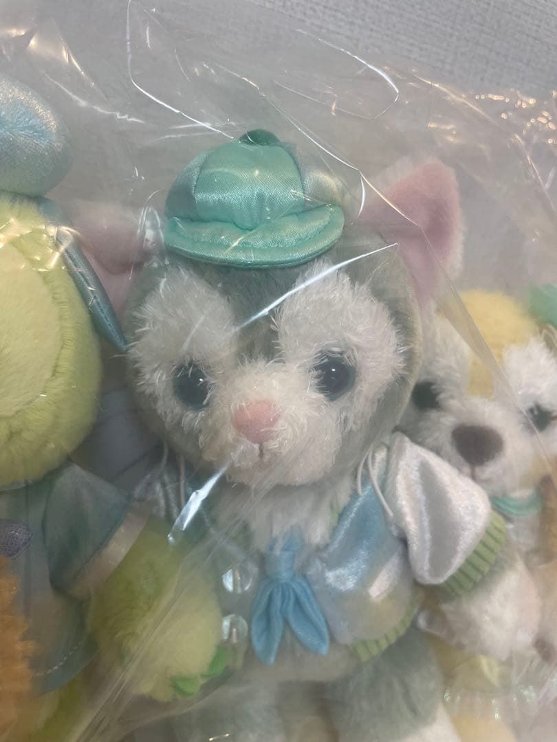 ダッフィー20周年 バケパ限定 ポージープラッシー ７人セット