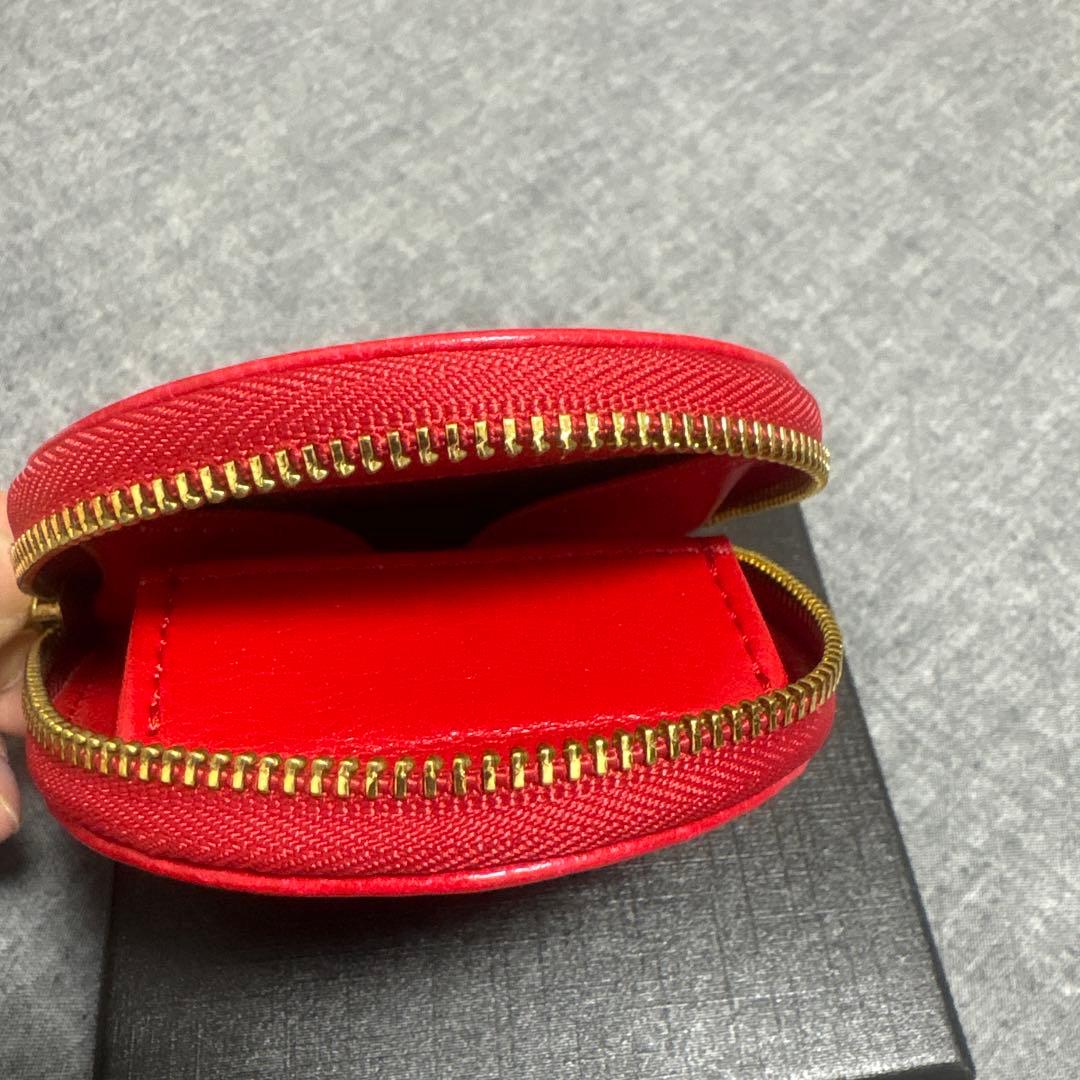 皇居 ケース 小銭入れ 赤