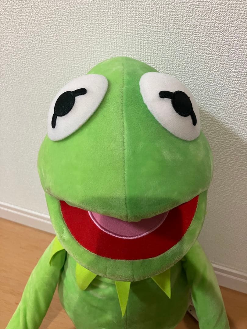 【セサミストリート】Disney ディズニー　カーミット 超特大 ぬいぐるみ