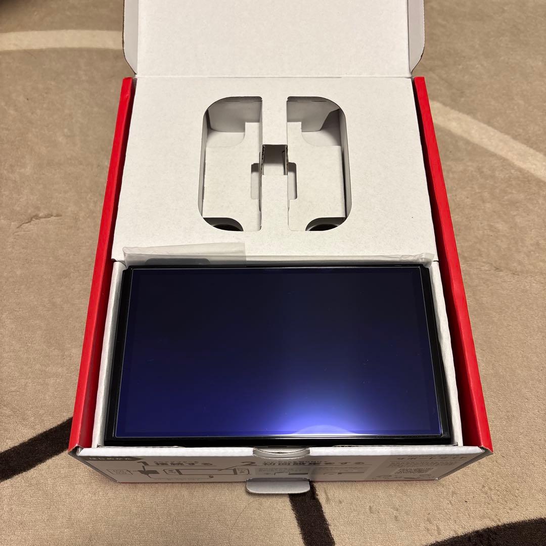 switch 有機EL 本体・箱・128GBmicrosd非純正ドック付き