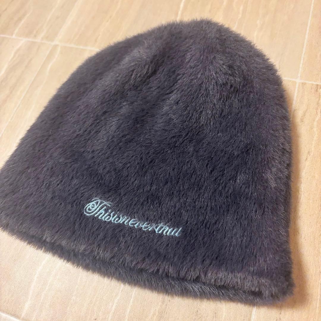 帽子 THISISNEVERTHAT SHAGGY NO CUFF BEANIE