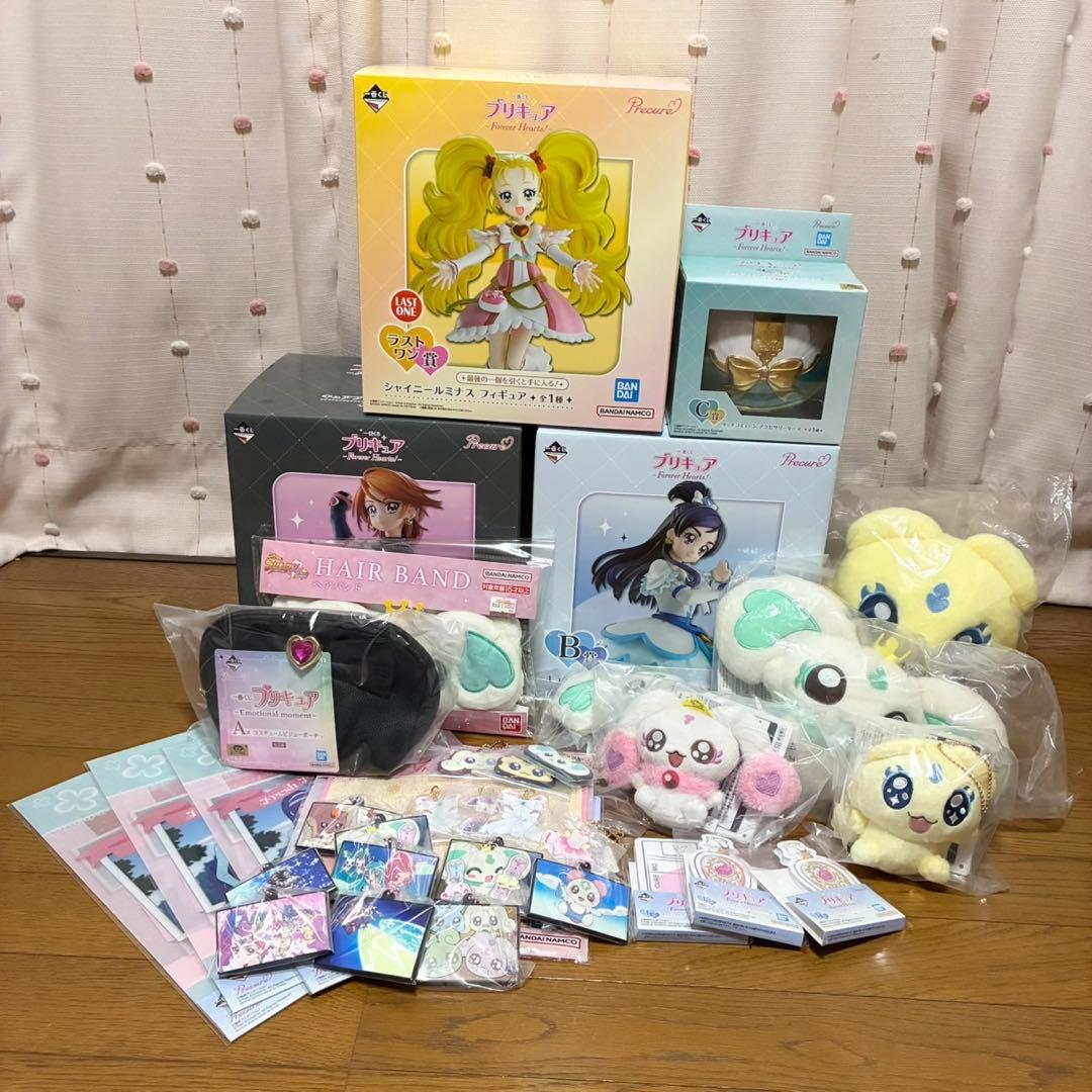 プリキュア　一番くじ　まとめ売り　フィギュア　ぬいぐるみ