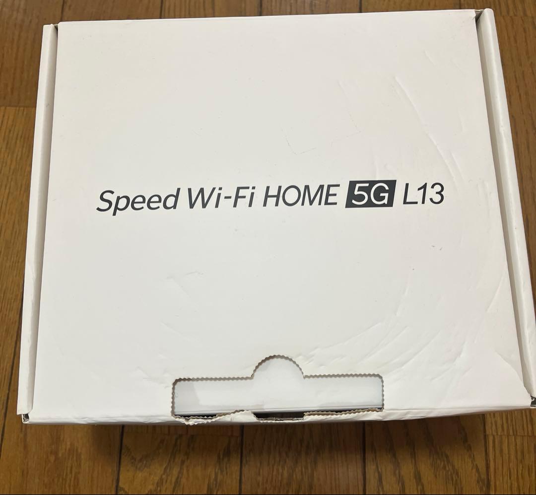 WiMAX Speed Wi-Fi  5G L13 ホワイト