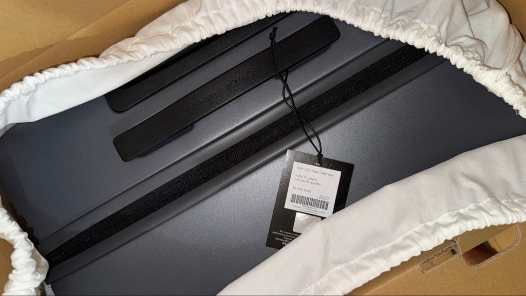 新品未使用ベンツ純正HORIZN STUDIOSスーツケース グラファイト90L