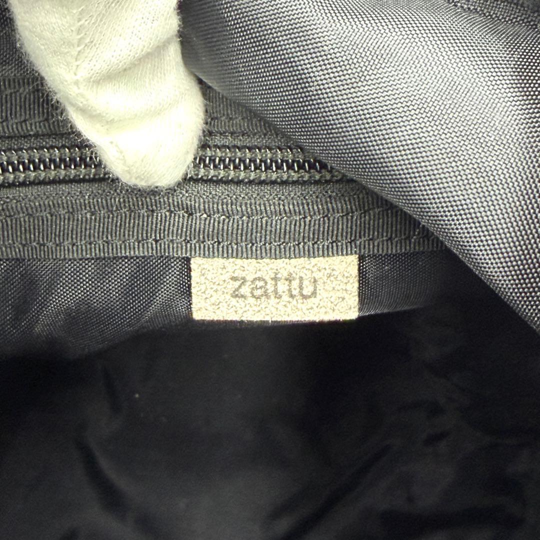 【良品】zattu ローウェル ショルダーバッグ 2way ナイロン ブラック