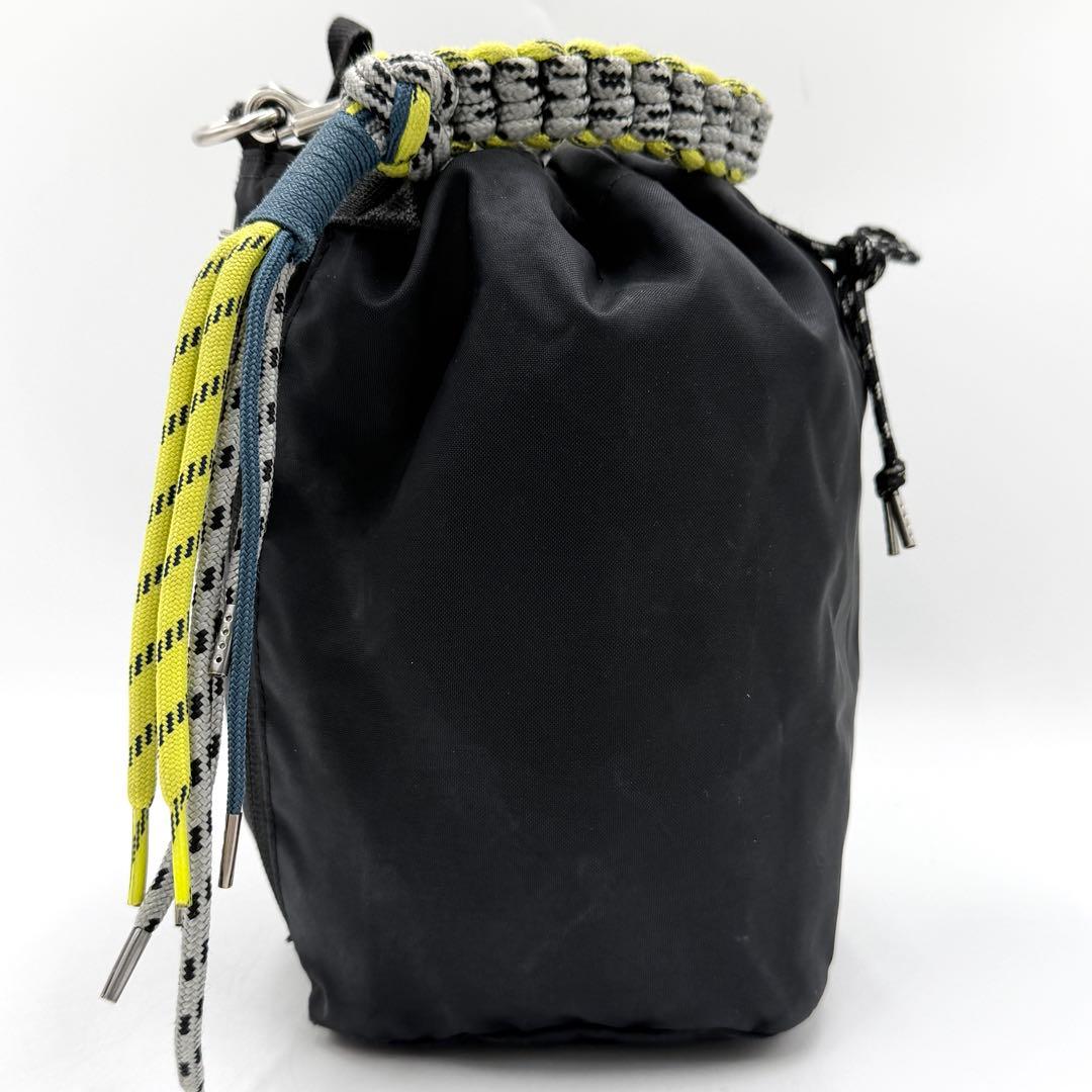 【良品】zattu ローウェル ショルダーバッグ 2way ナイロン ブラック