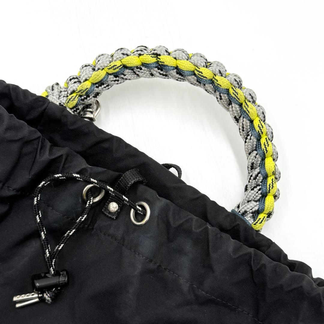 【良品】zattu ローウェル ショルダーバッグ 2way ナイロン ブラック