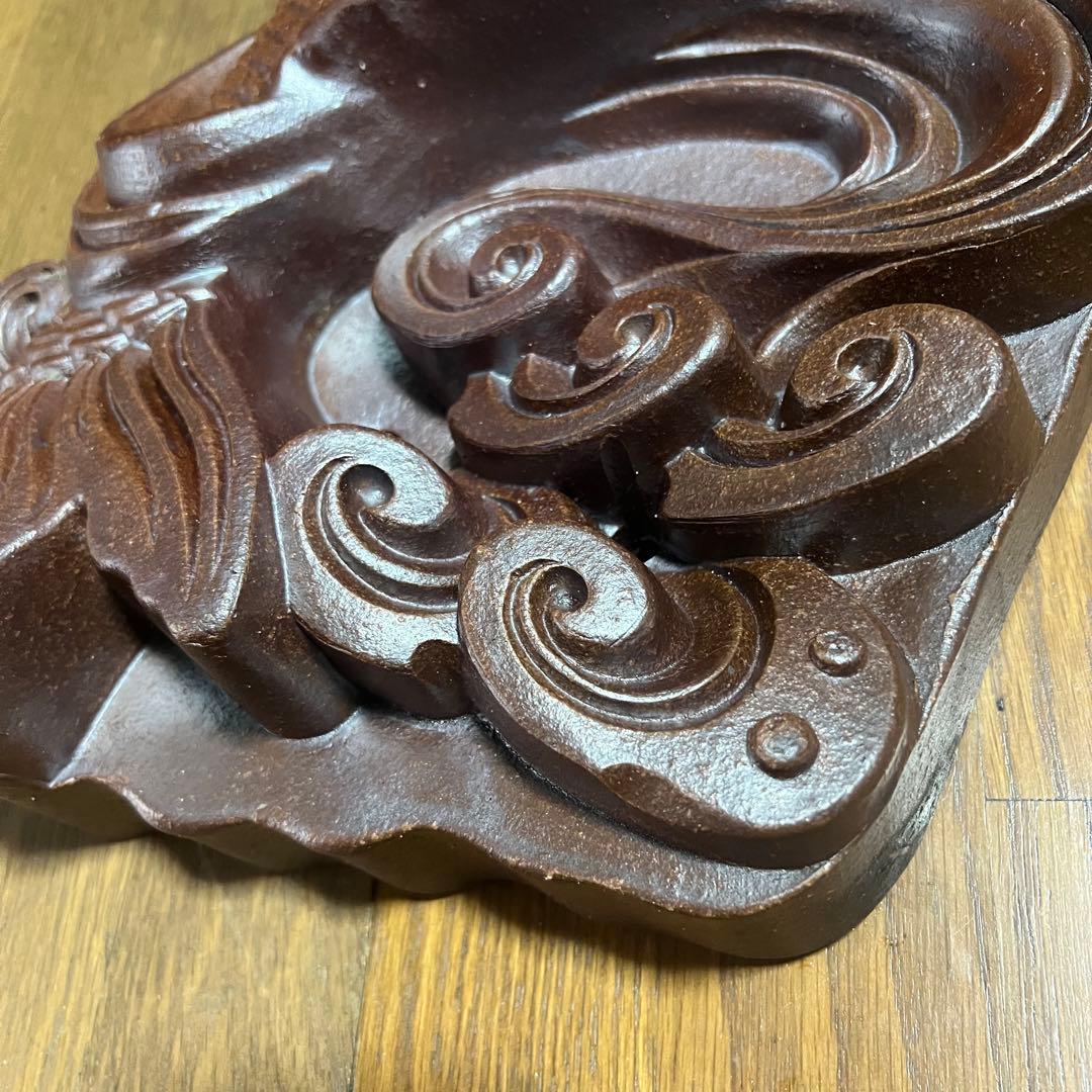 昭和レトロ 鯉 飾り瓦 越前瓦 越前焼 鬼瓦