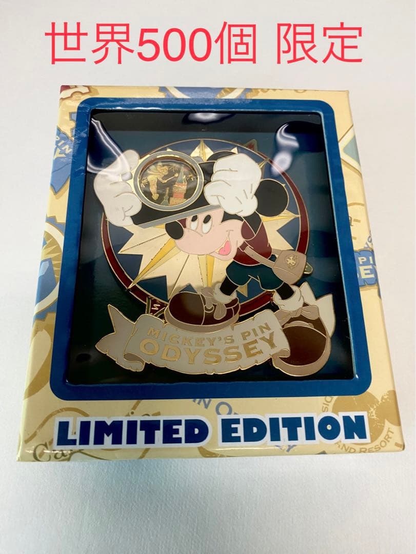★世界500個 限定★ ディズニー ミッキー ピンバッジ ピンズコレクション