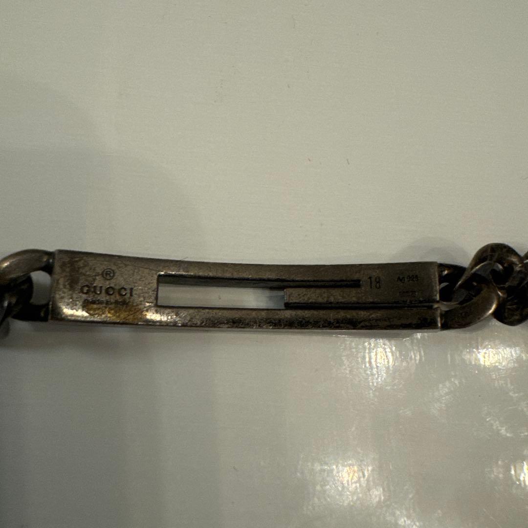 GUCCI メンズ 18 ブレスレット　Ag925