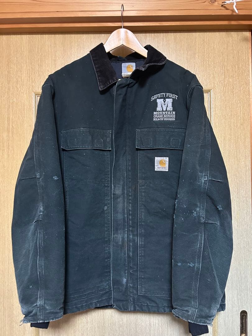 [激渋フェード]Carhartt トラディショナルジャケット　ブラック メキシコ