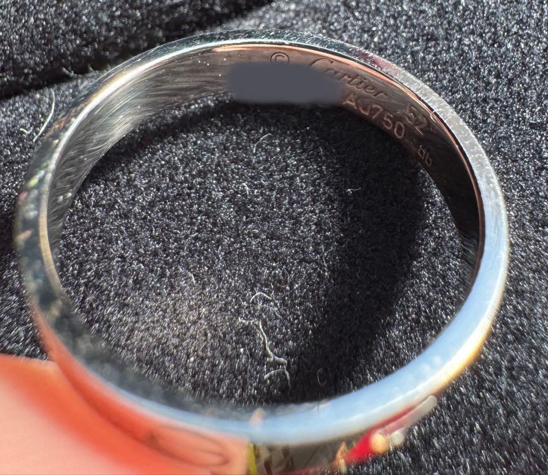 【52号】Cartier カルティエ ミニラブリング ホワイトゴールド