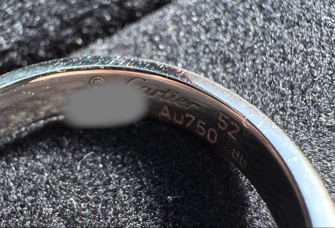 【52号】Cartier カルティエ ミニラブリング ホワイトゴールド