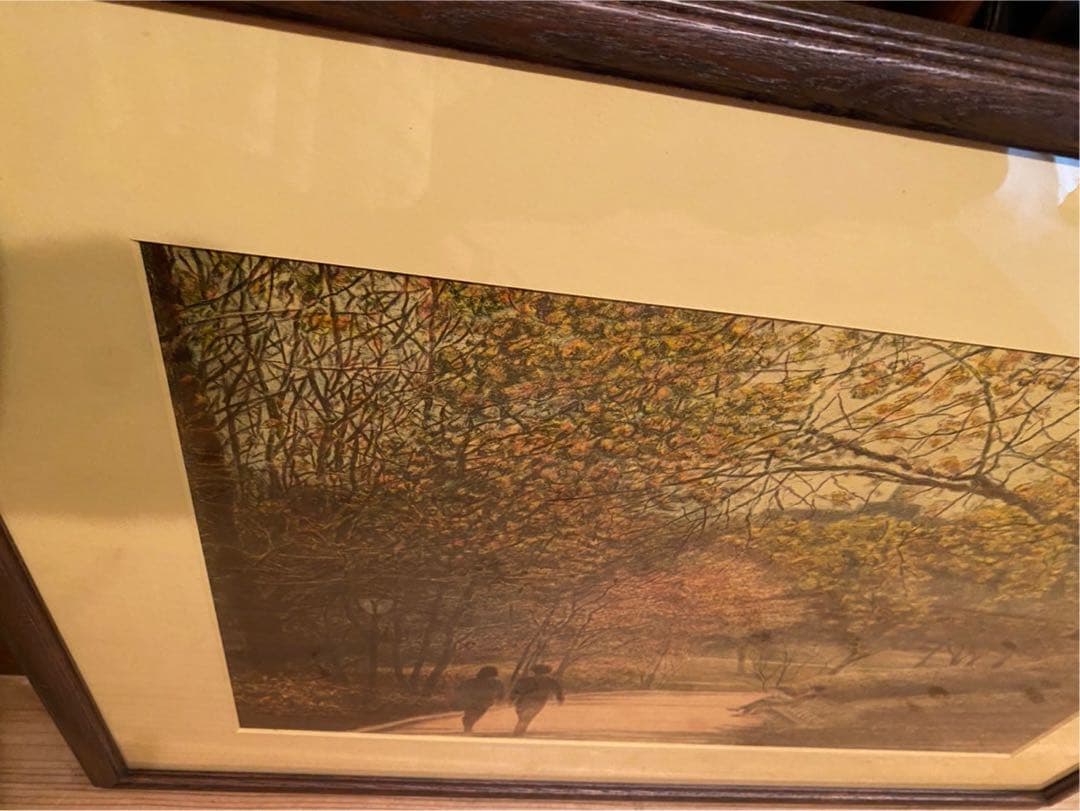 ハロルド アルトマン マロニエのある公園 インテリア アート 額縁