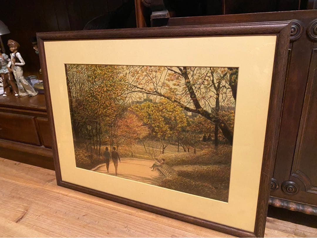 ハロルド アルトマン マロニエのある公園 インテリア アート 額縁