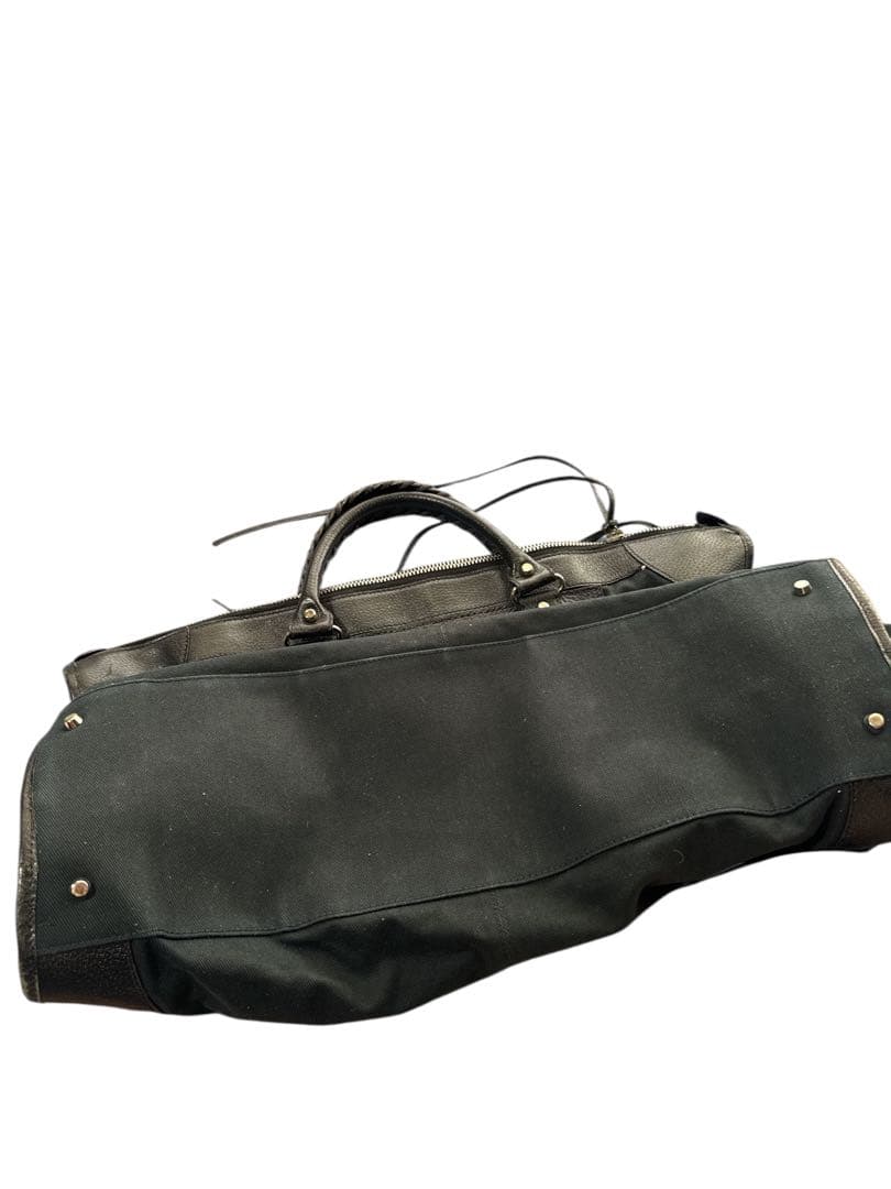 BALENCIAGA バレンシアガ ボストンバッグ キャンバス 　リペア済み