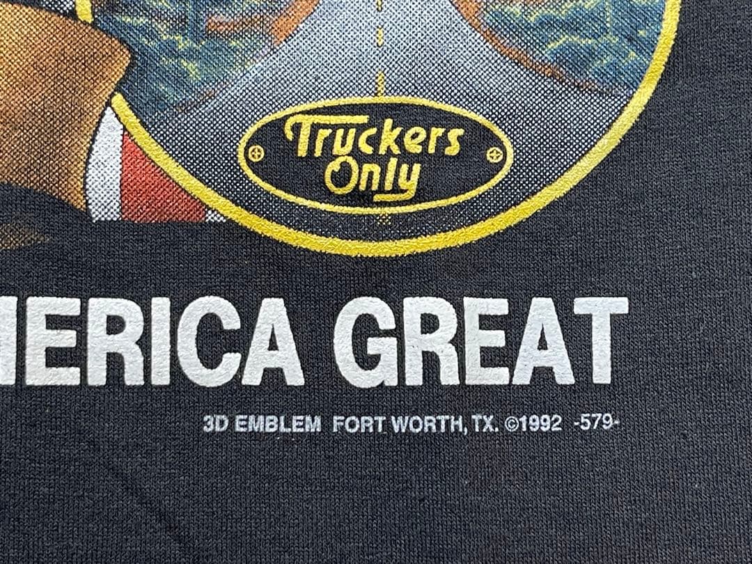Truckers Only MAKE AMERICA 90s Tシャツ