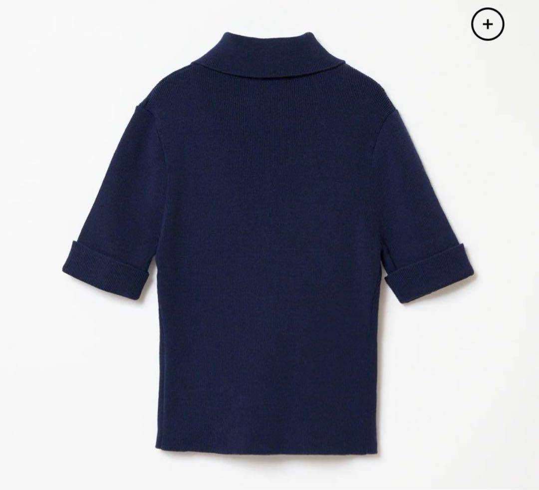 【値下げ】THE SHISHIKUI open collar / NAVY