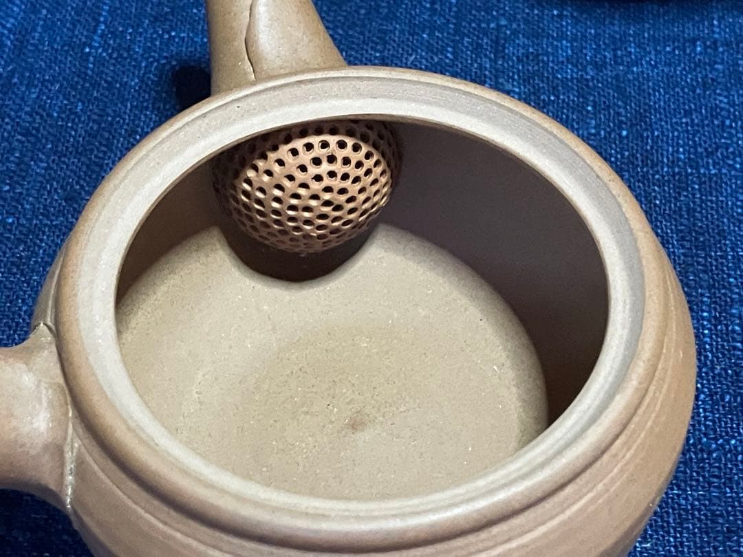 急須　石水　稲葉石水　茶注　常滑焼　煎茶　茶道具