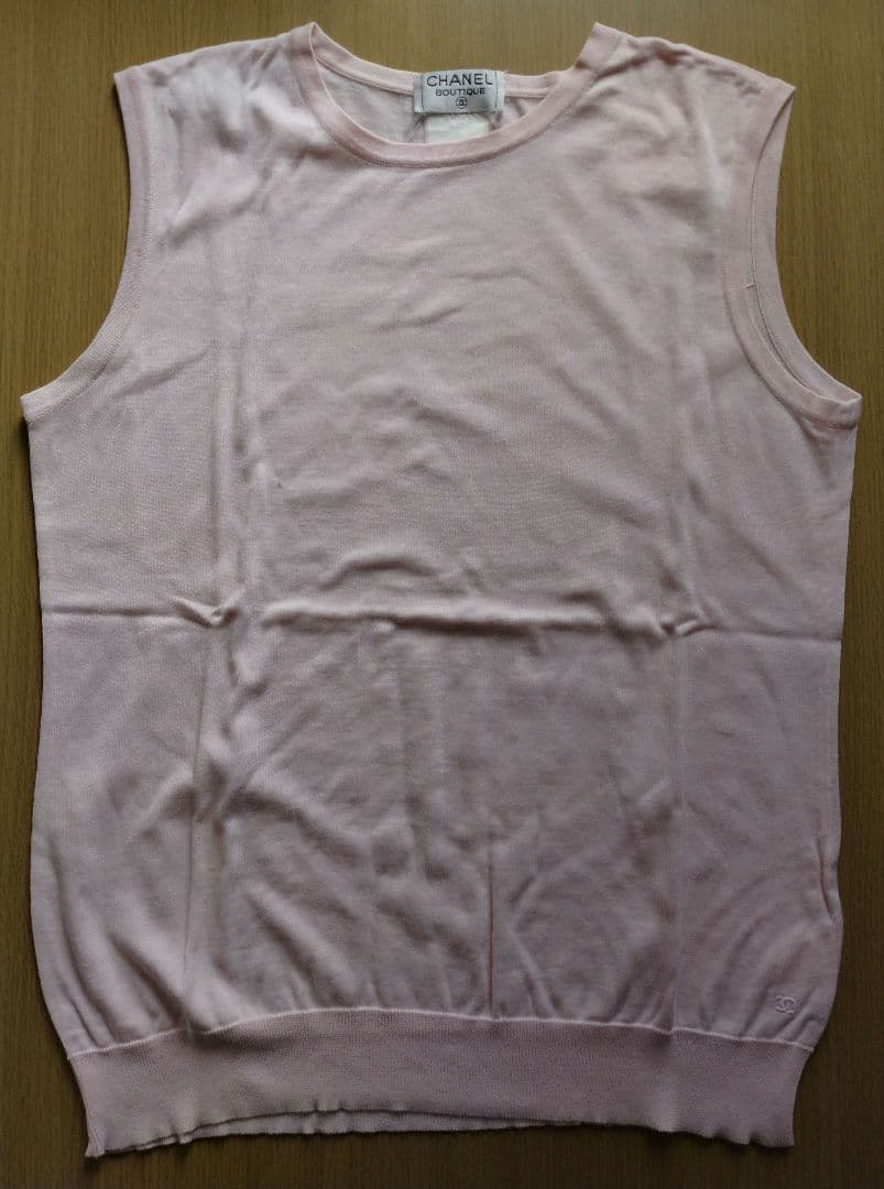 CHANEL ピンク タンクトップ サイズ44
