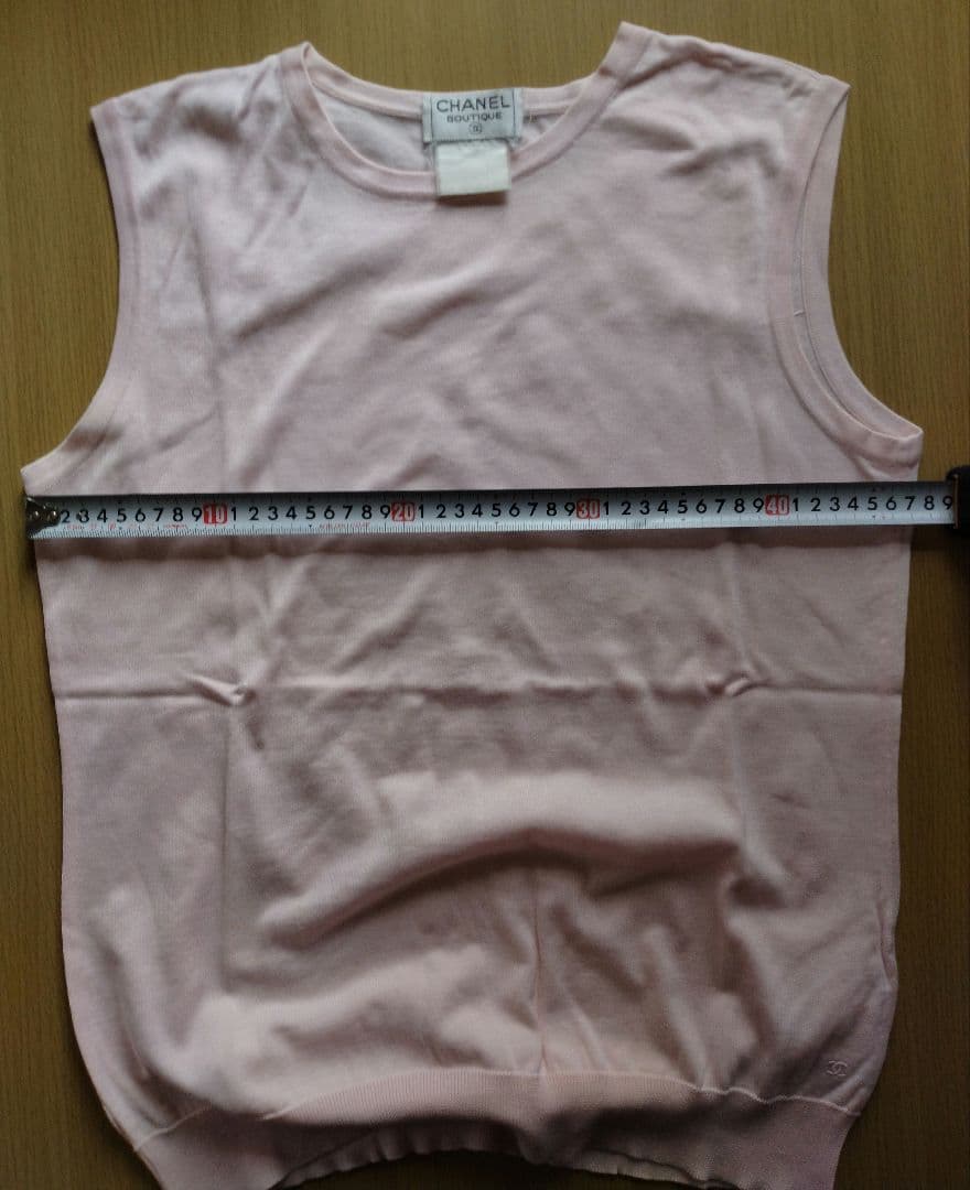 CHANEL ピンク タンクトップ サイズ44