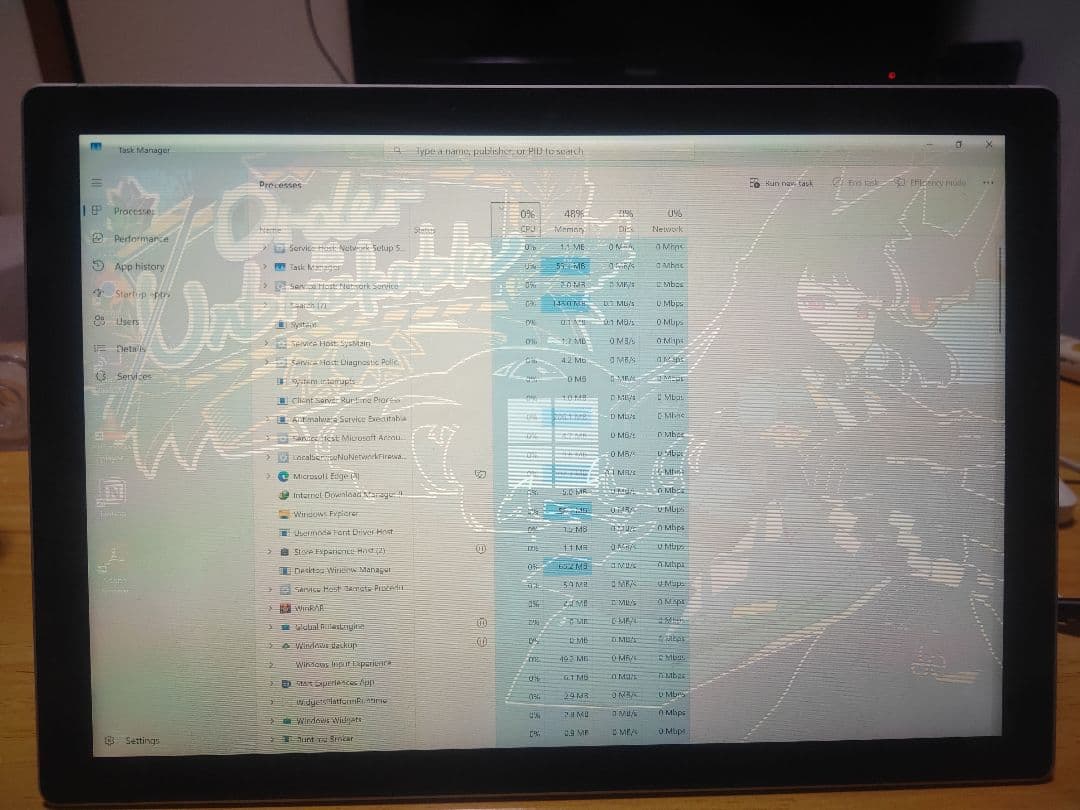 Microsoft Surface Pro 7 画面フリッカーあり/ジャンク