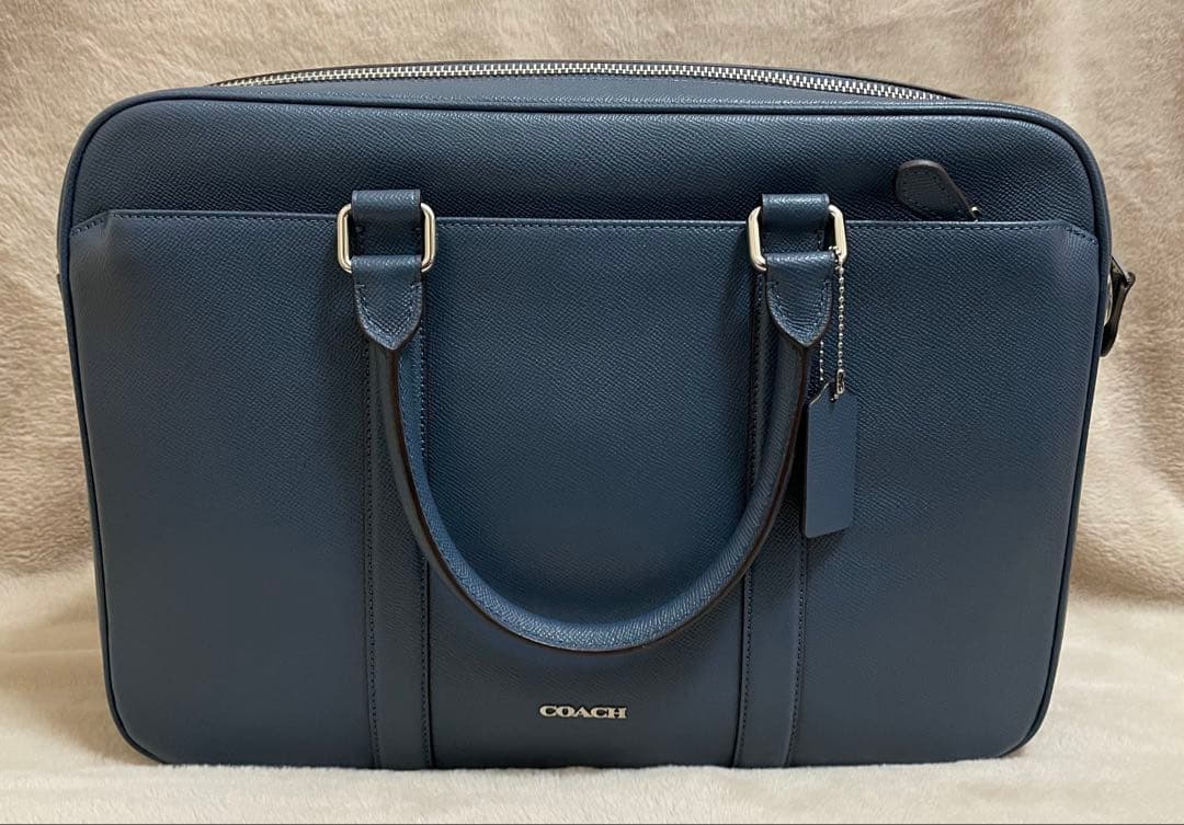 【未使用品】COACH ネイビー ビジネスバッグ