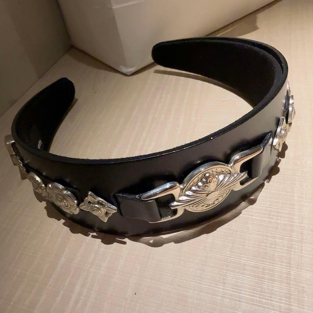 TOGA トーガ　レザー　カチューシャ