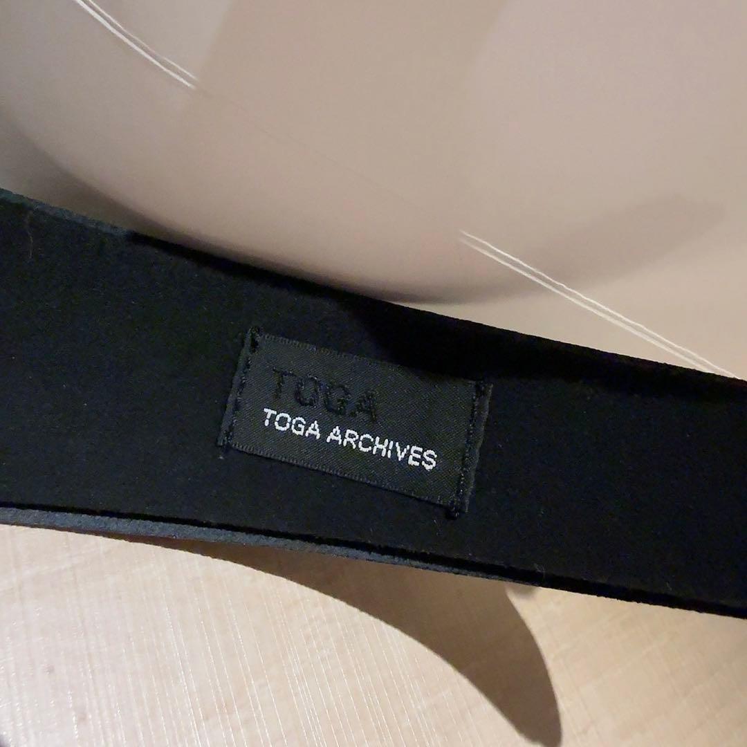 TOGA トーガ　レザー　カチューシャ