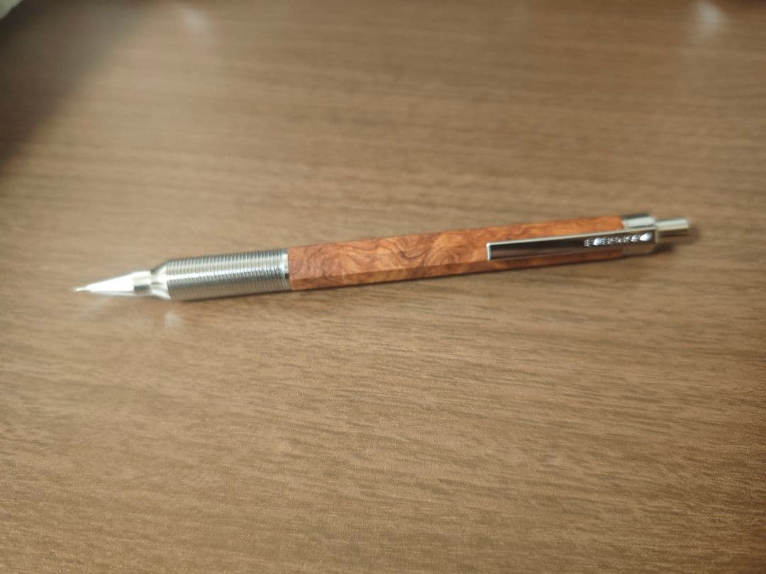 ラダイト　エバードロー 銘木モデル 花梨 瘤杢　Luddite シャーペン