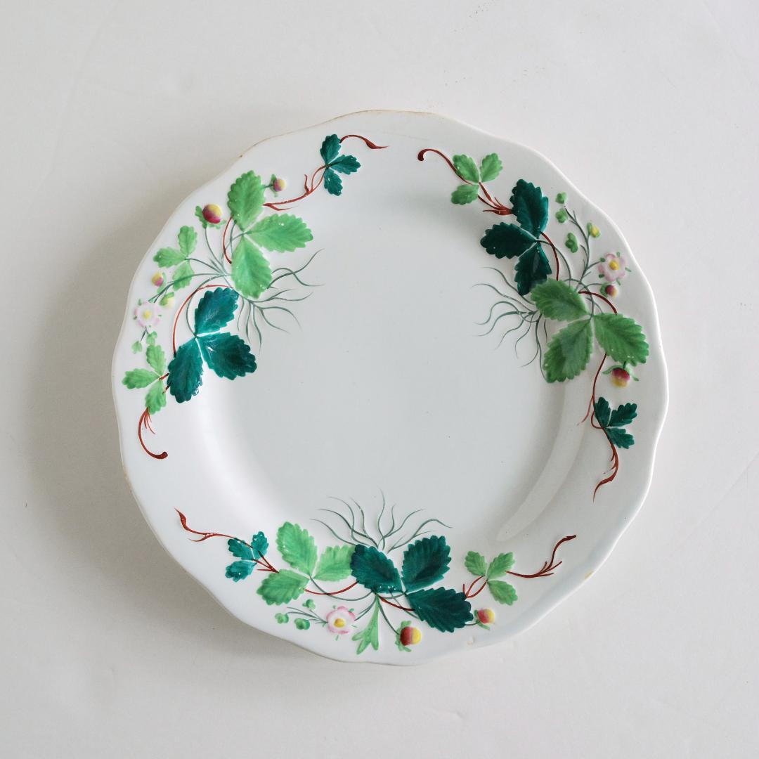 ジョルジュ・サンドのいちご皿 FRAISE クレイユモントロー B *状態良