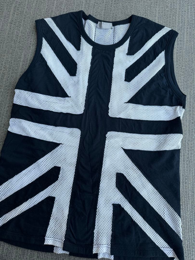 トップス SS06 \"dior homme\"union jack mesh tank