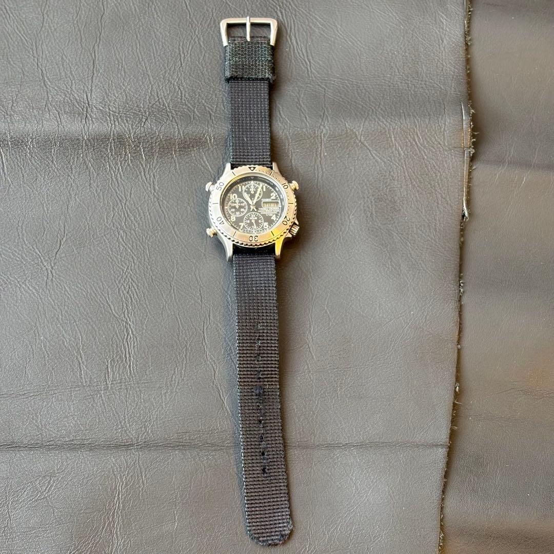 希少　稼動品　CASIO TIMBER CRUISER クロノグラフ腕時計