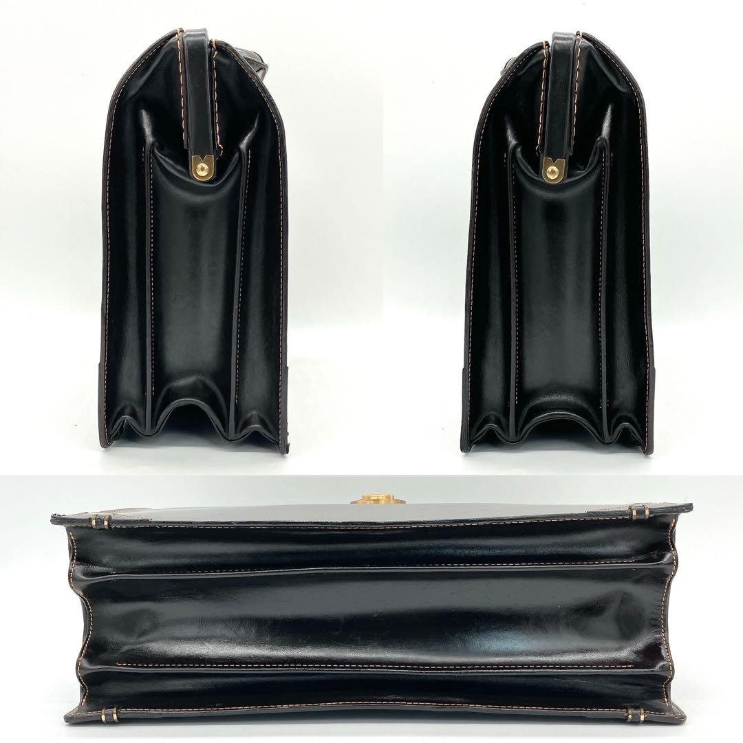 【土屋鞄】ビジネスバッグ　ダレスバッグ　レザー　ダークブラウン