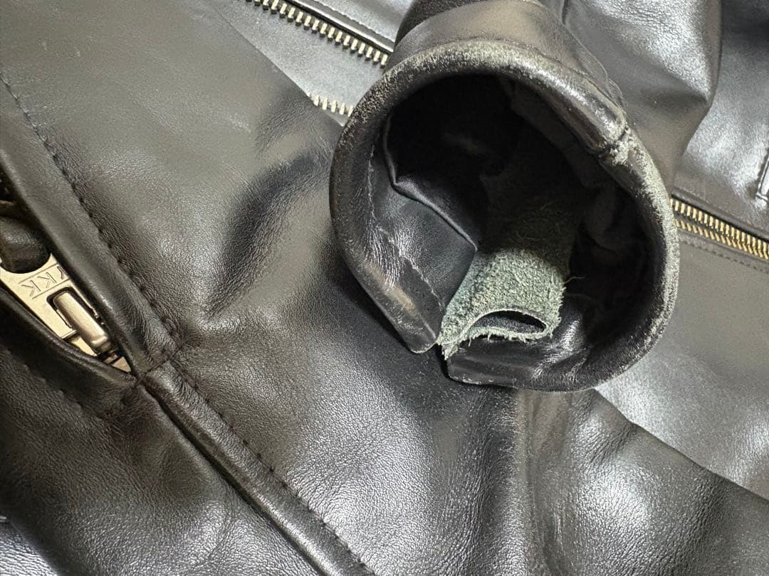 カドヤ／KADOYA／K’ｓLEATHER ／シングルライダース ／黒／M ／革