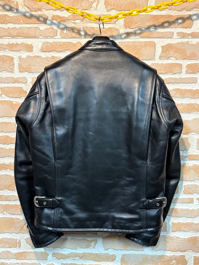 カドヤ／KADOYA／K’ｓLEATHER ／シングルライダース ／黒／M ／革