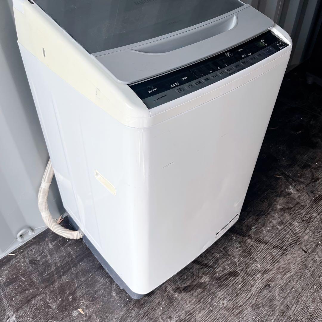 140取付無料！完動品！日立ビートウォッシュ高性能9kg洗濯機！冷蔵庫