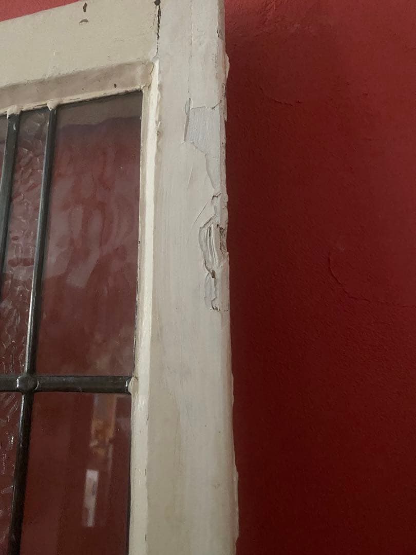 イギリスアンティークステンドグラスグリーン