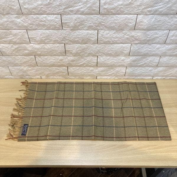 新品 Burberrys バーバリー カシミヤ チェック マフラー 袋付