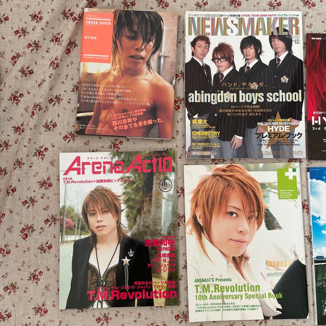 T.M.Revolution ❤️写真集　会報　雑誌　グッズ　西川貴教