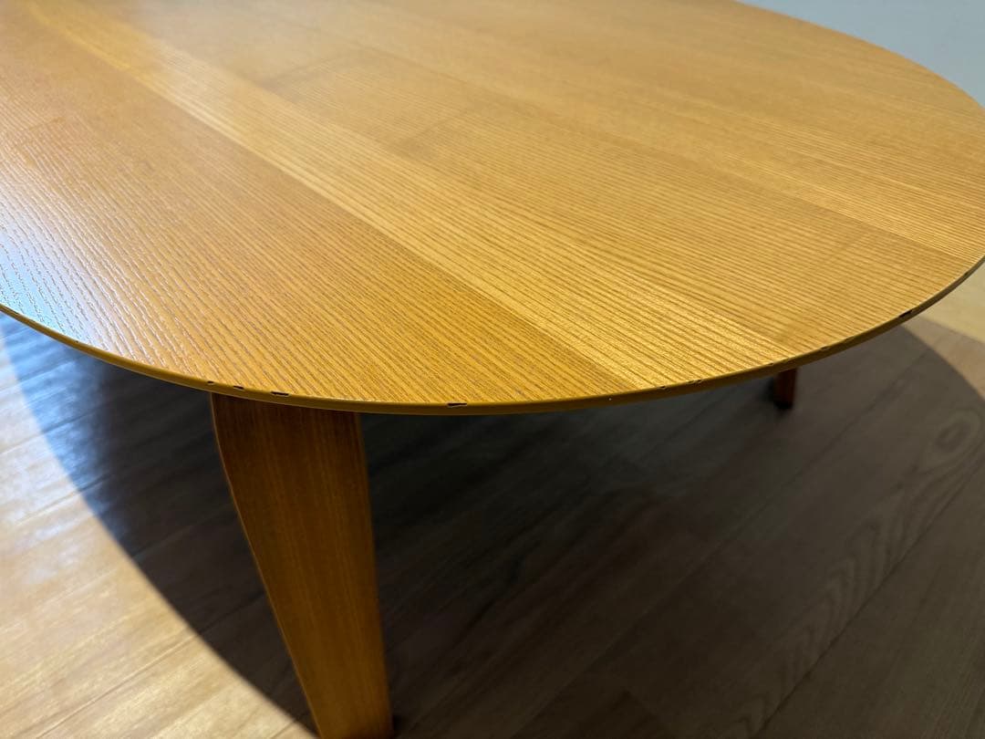 無印良品こたつテーブル楕円+ケーブル非売品