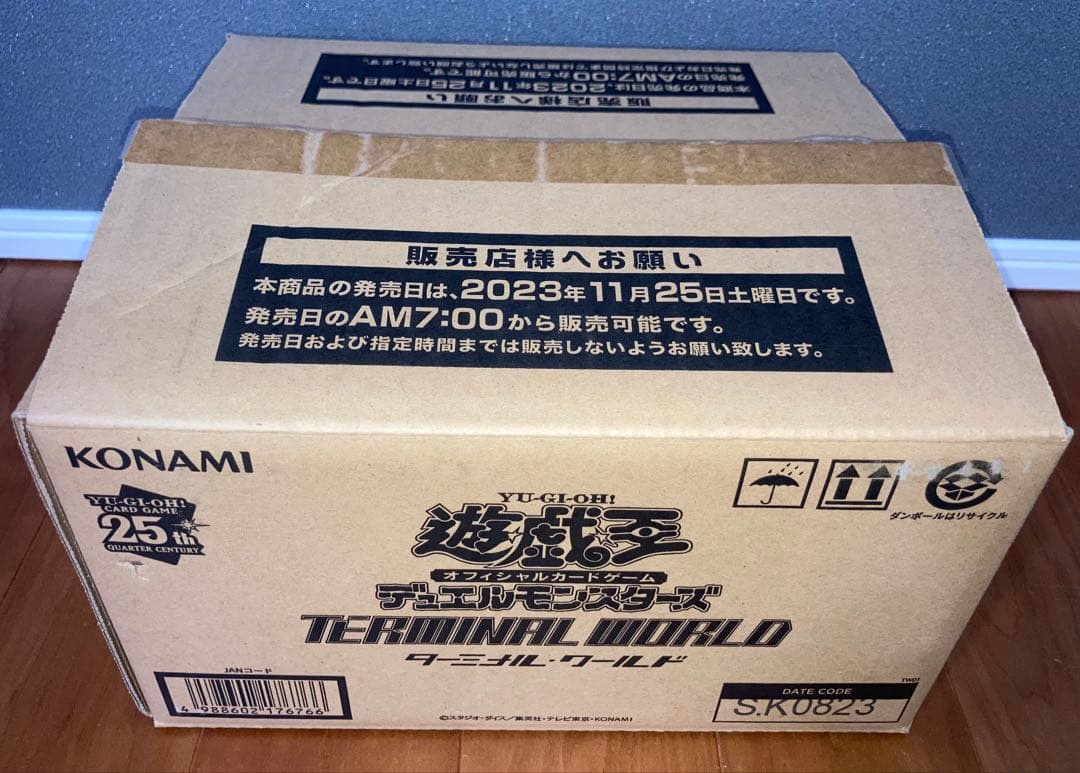 遊戯王　ターミナルワールド　第1弾　24BOX（開封カートン