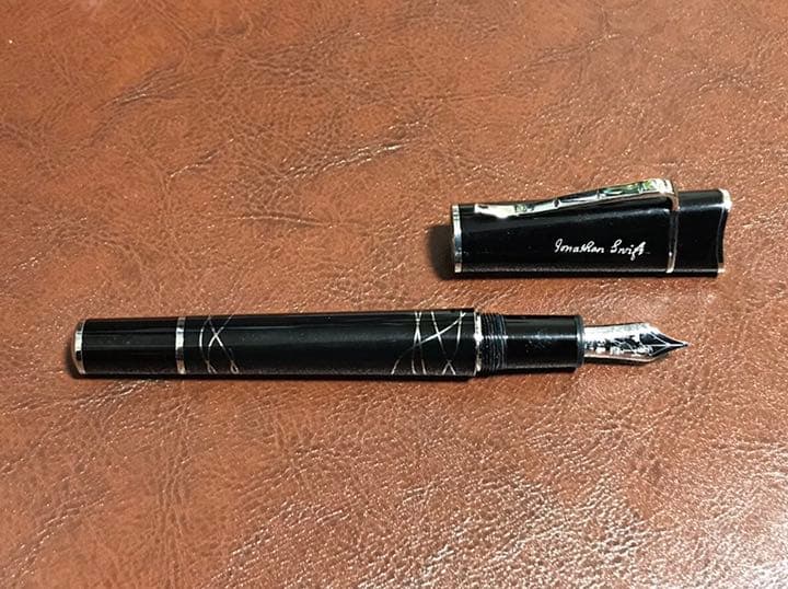 美品 モンブラン MONTBLANC 万年筆作家シリーズ ジョナサン・スイフト