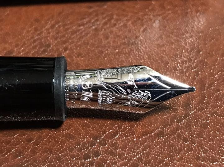 美品 モンブラン MONTBLANC 万年筆作家シリーズ ジョナサン・スイフト