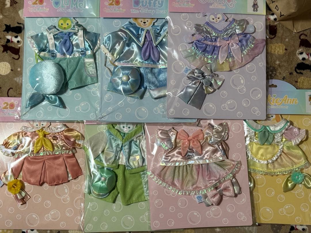 ディズニーシー　ダッフィー ＆フレンズ20周年　カラフルハピネス コスチューム