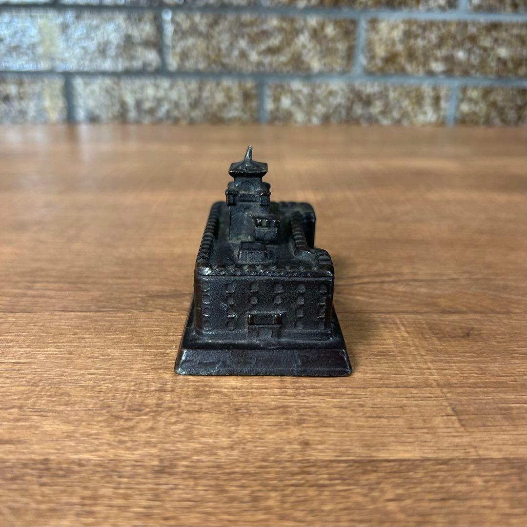 戦前 満州帝国 日本軍 三菱康徳会館 新築記念 文鎮 康徳2年 昭和10年 歴史