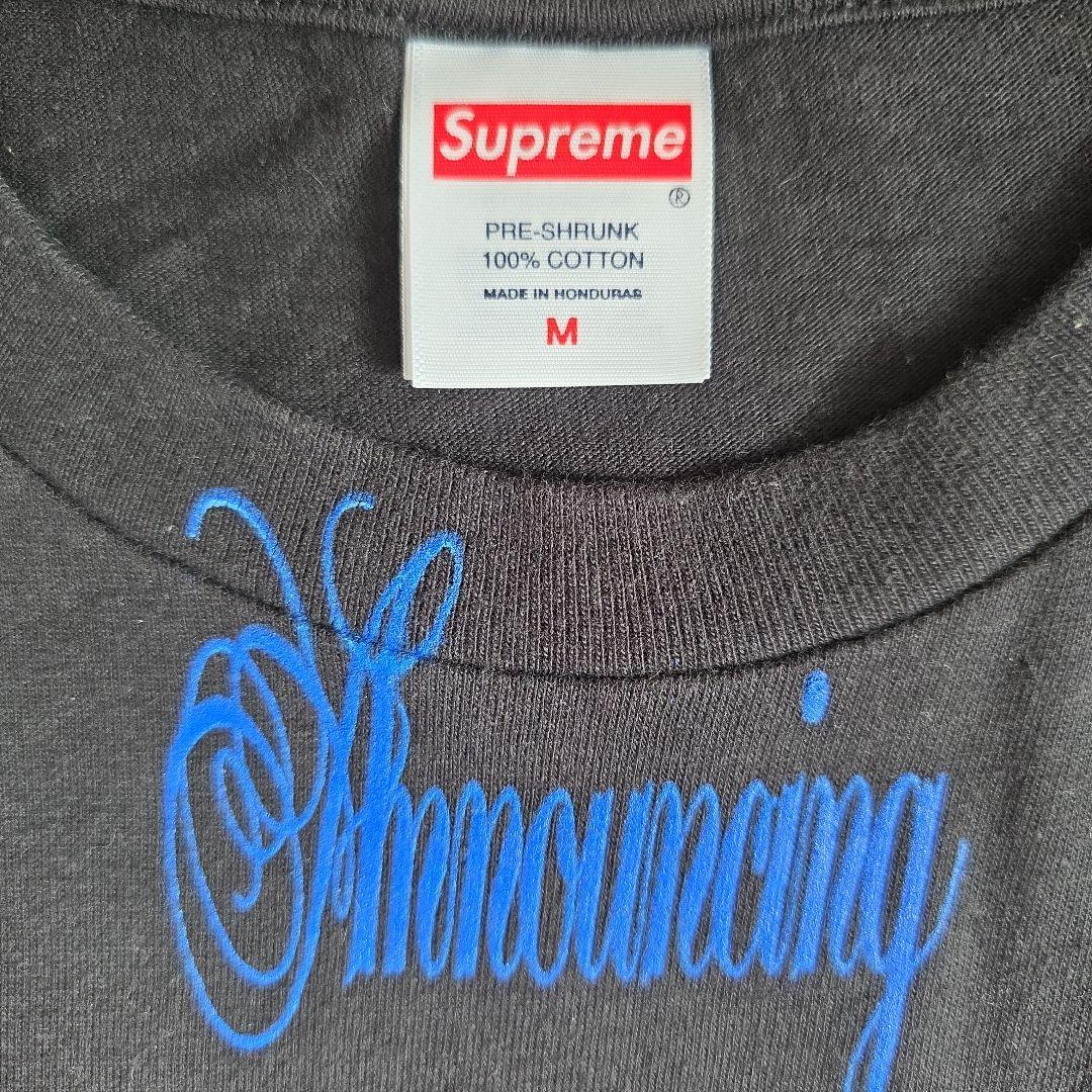 最終価格 supreme Announcing Tee Black M
