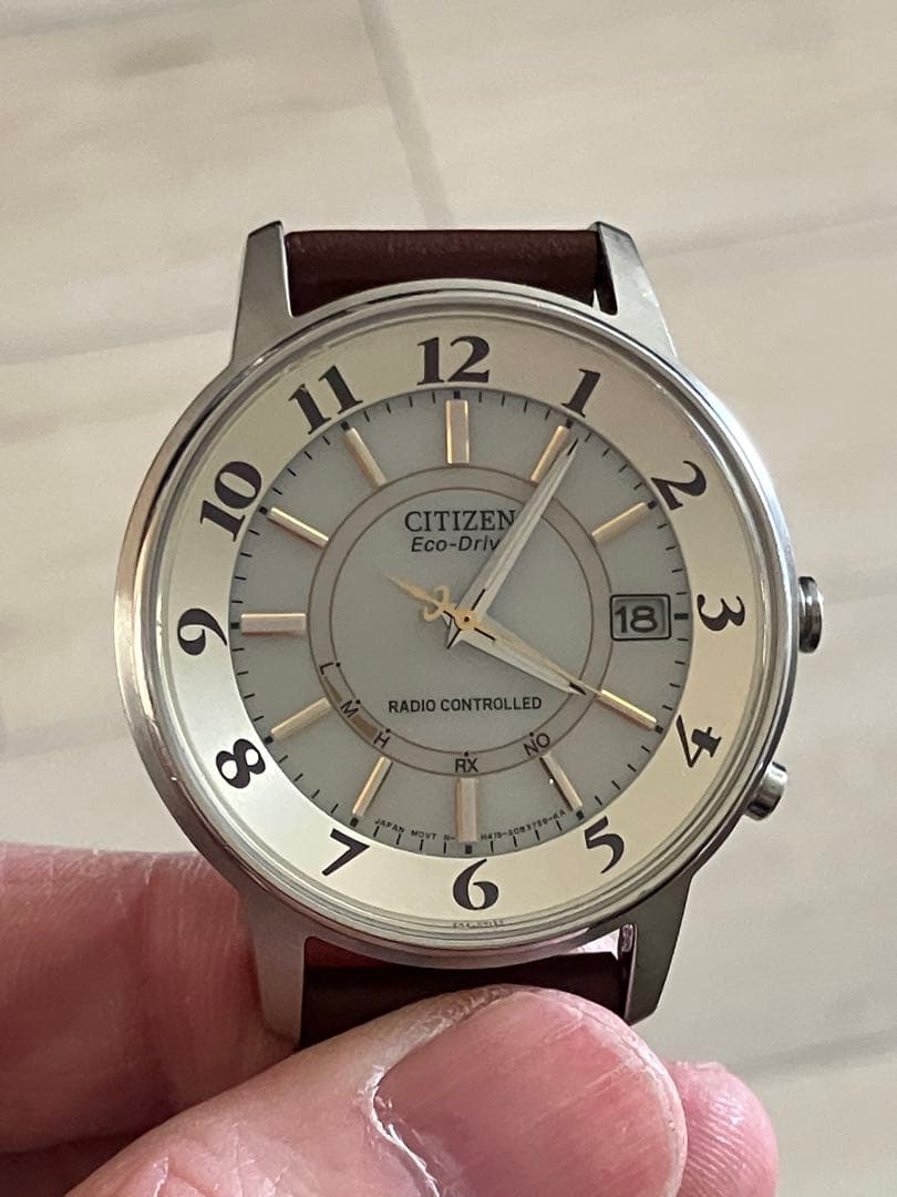 稼働品／CITIZEN Eco-Drive H415 シチズン 電波時計