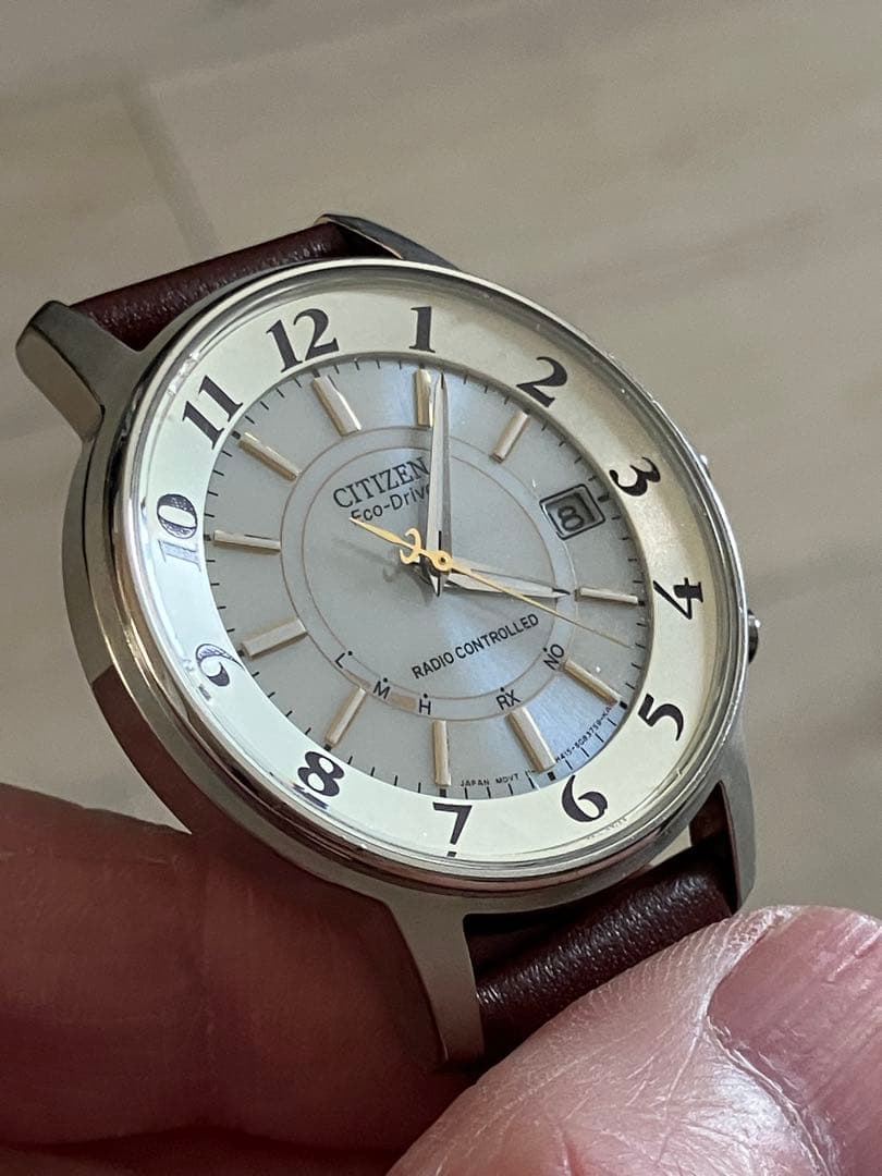 稼働品／CITIZEN Eco-Drive H415 シチズン 電波時計