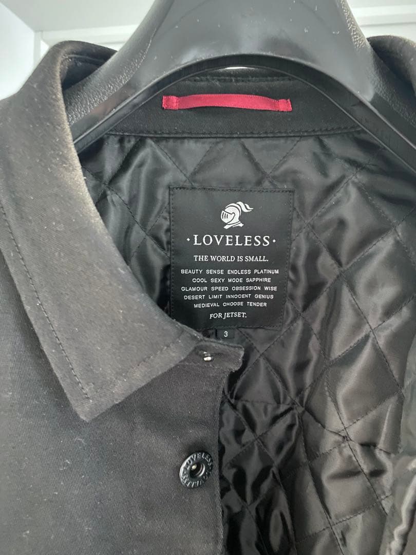 LOVELESS ブラック　レザージャケット